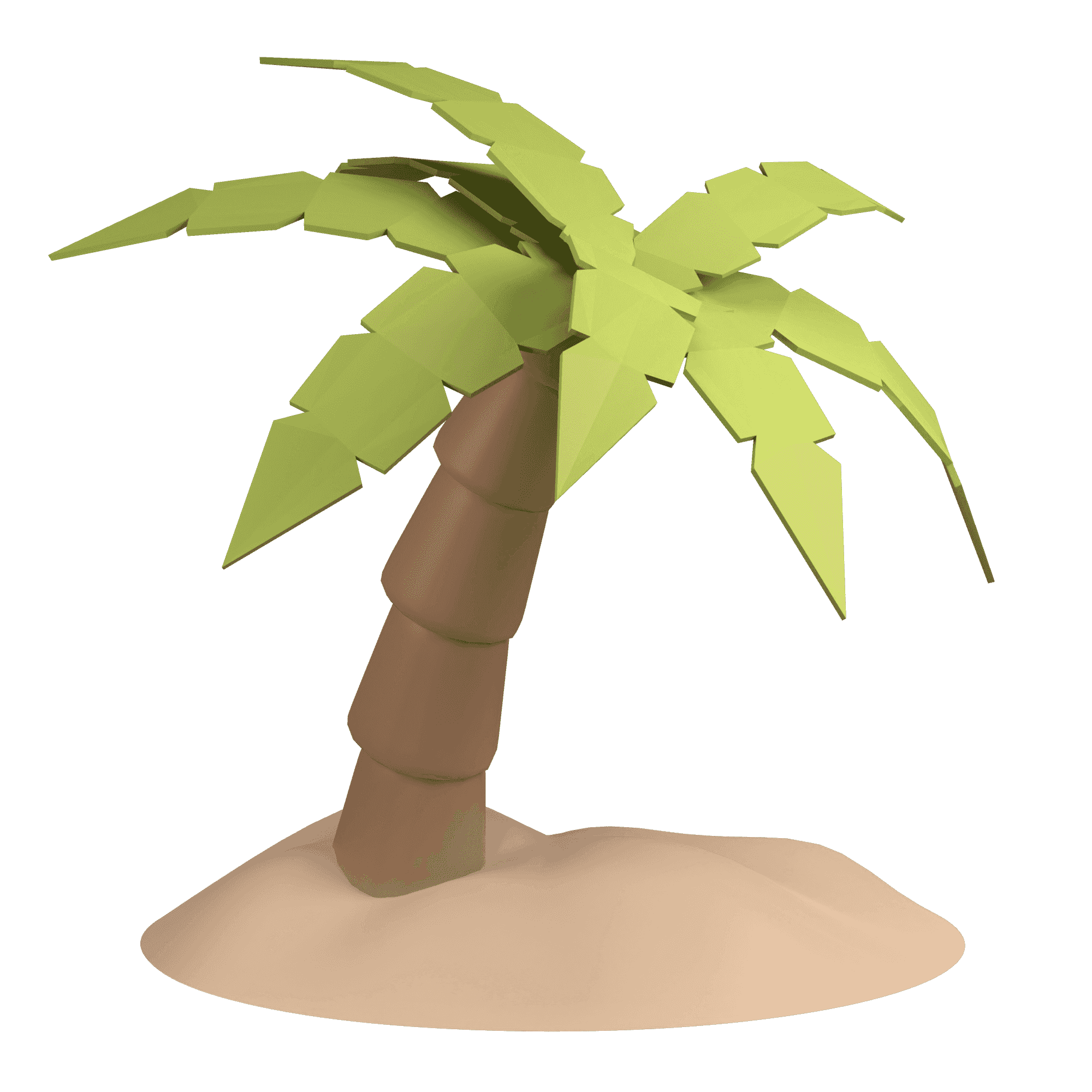 Palm tree 3D Illustration by Zulfa Mahendra from Iconscout